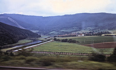 Environ de Bad Sooden (D) Août 1974. Ce qu'on appelait le "Rideau de Fer" à l'époque.... (Diapositive numérisée).