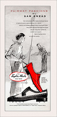Sam Snead Golf Shoes Ad 1956