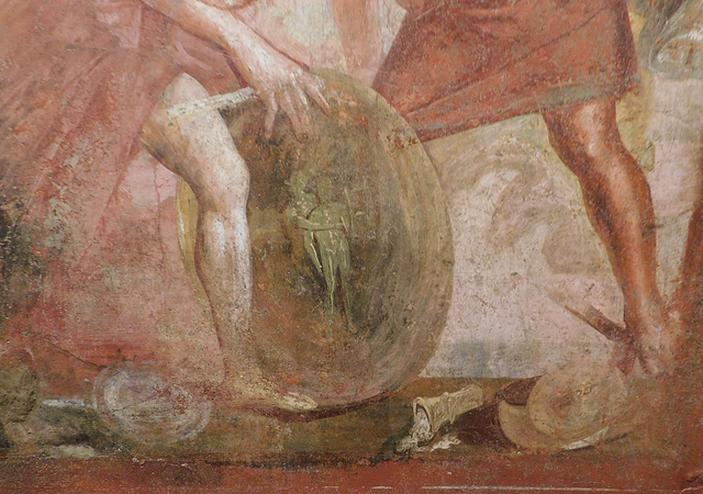 Detail of the Achilles on the Island of Skyros Fresco, ISAW May 2022