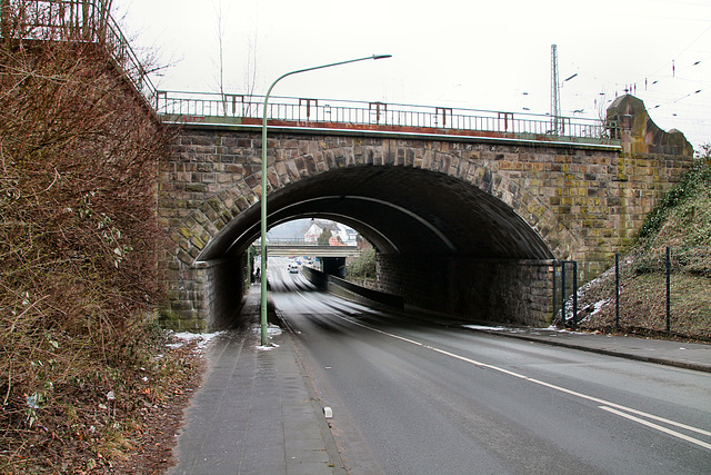 Schwerter Straße, Unterführung unter den Bahnstrecken (Hagen-Boele) / 3.03.2018