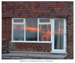Reflections of a Seaford Bay sunset 29 11 2021