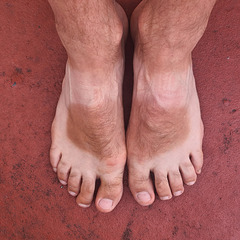 Sun-tanned Feet