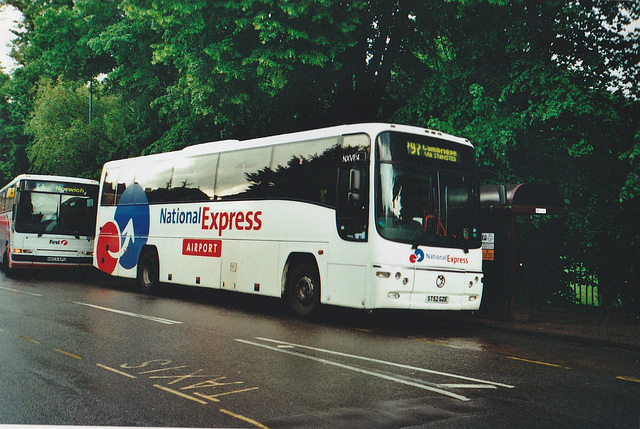 National Express (Operations) Ltd NXVP4 (ST52 GZE) in Cambridge – 25/26 May 2006 (558-11A)