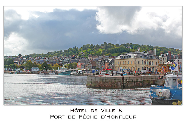 Town Hall & fish harbour - Honfleur -  24.9.2010