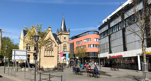 Jesuitenplatz im Frühling