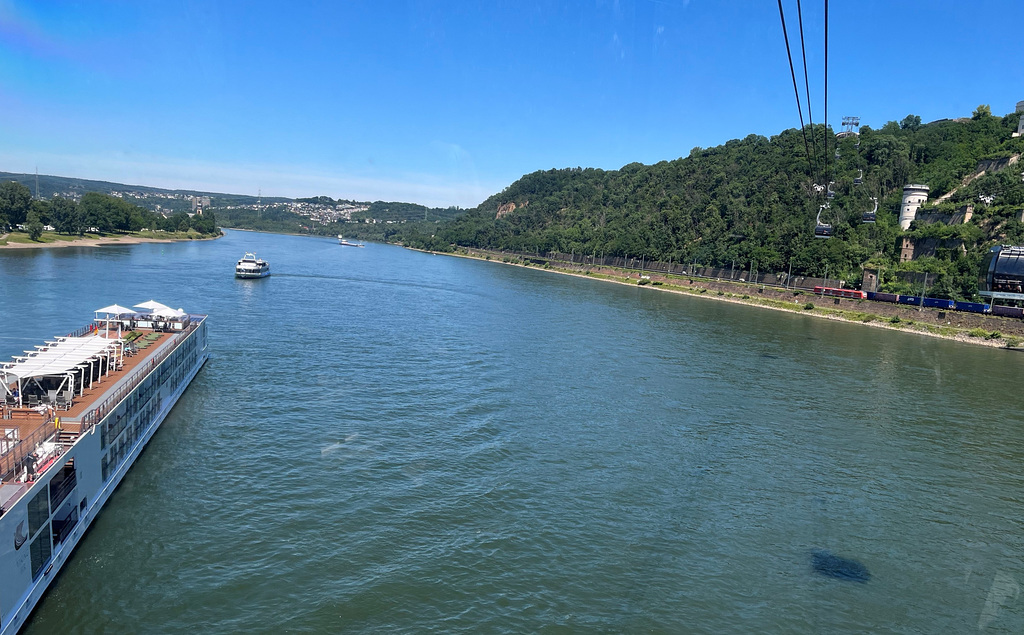 DE - Koblenz - Blick aus der Seilbahn