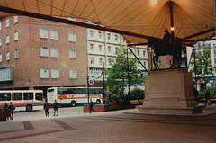 HBM: Lady Godiva watching buses in Coventry – 11 Jun 1996 (317-7)