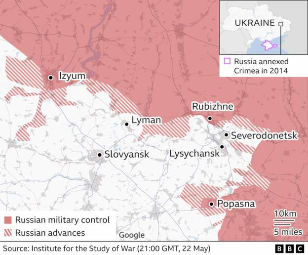 UKR - Severodonetsk, 22nd May 2022