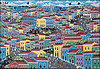 Un grande arazzo  (120x200) che presenta la città nei suoi colori : Salvador de Bahìa