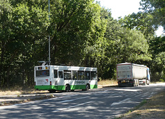 Stephensons of Essex 416 (SN56 AYH) at Fiveways, Barton Mills - 5 Aug 2022 (P1120848)