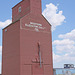 Gravelbourg elevator and caboose