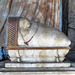 breedon on the hill church, leicestershire (46)baby in cradle on tomb of george shirley +1588, made by the roileys of burton on trent