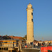 Leuchtturm von Murano im Abendlicht