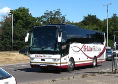 G-Line Holidays YJ17 CYE at Fiveways, Barton Mills - 5 Aug 2022 (P1120849)