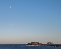 The rocks and the moon