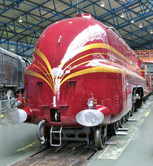 Duchess of Hamilton - a streamlined LMS steam train.