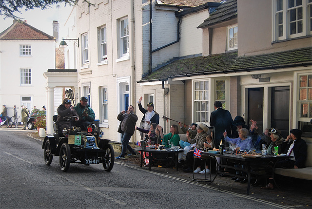 London to Brighton Veteran car run. -113- Peugeot 1902