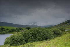Storm clouds over Snowdon