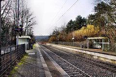 S-Bahn-Haltepunkt Essen-Überruhr / 10.02.2024