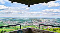 Blick vom Aalbäumle Aussichtsturm auf Aalen