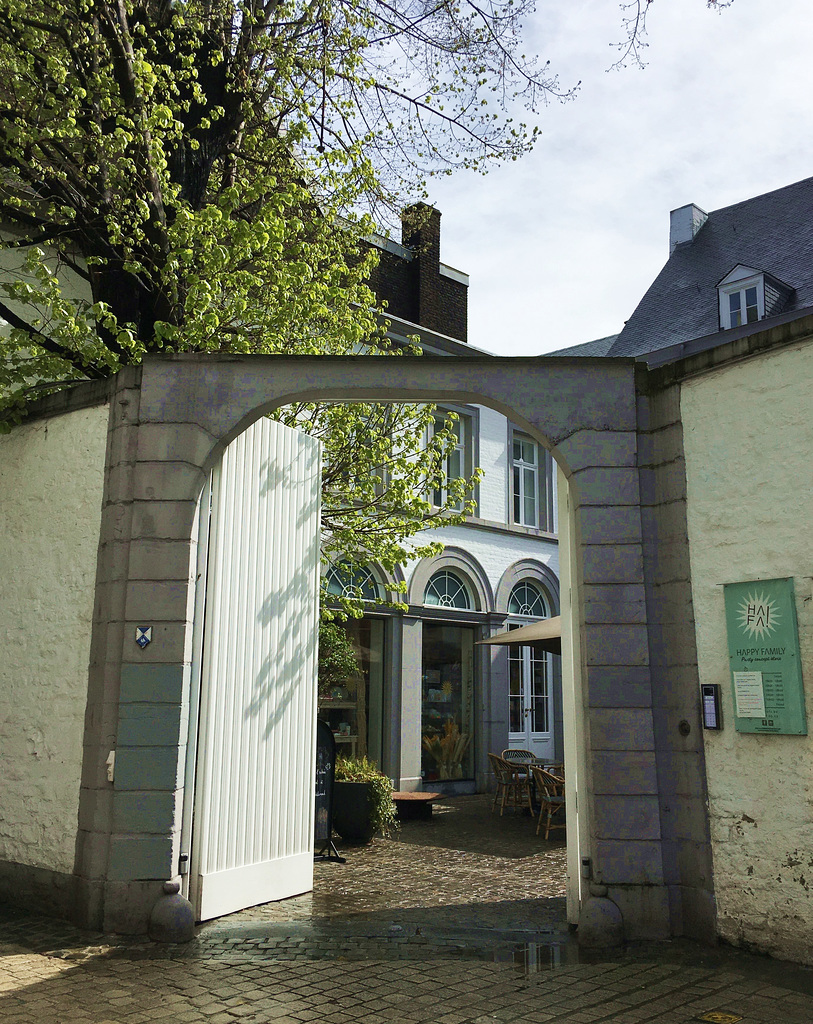 Une cour intérieure à Liège