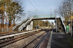 S-Bahn-Haltepunkt Essen-Überruhr / 10.02.2024