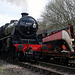 LMS class 5 45212 climbing away from Grosmont with the 11.15 Pickering service 1st April 2017