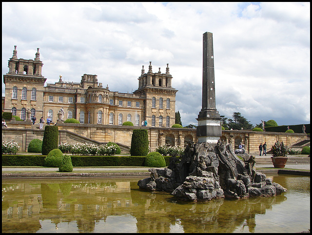 lower terrace at Blenheim