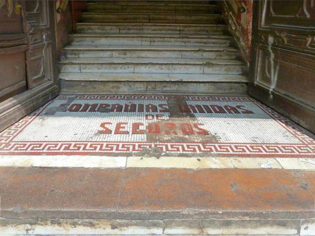 Entrance to the Insurane Company- downtown Lima.