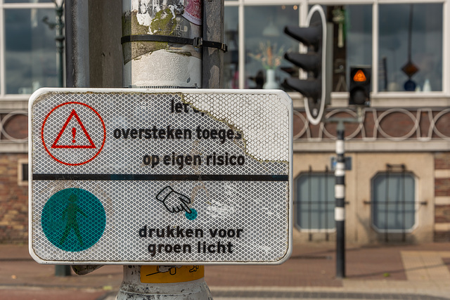 Op eigen risico of drukken voor groen licht?