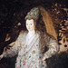 Detail of the Portrait of an Unknown Woman by Marcus Gheerhaerts the Younger in the Metropolitan Museum of Art, January 2023