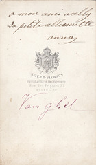 Céline Anna van Ghell; dedication and signed Anna