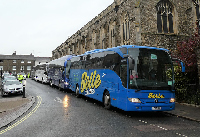 Coaches at the Bury St. Edmunds Christmas Fayre - 23 Nov 2019 (P1050951) Coaches at the Bury St. Edmunds Christmas Fayre - 23 Nov 2019 (P1050951)