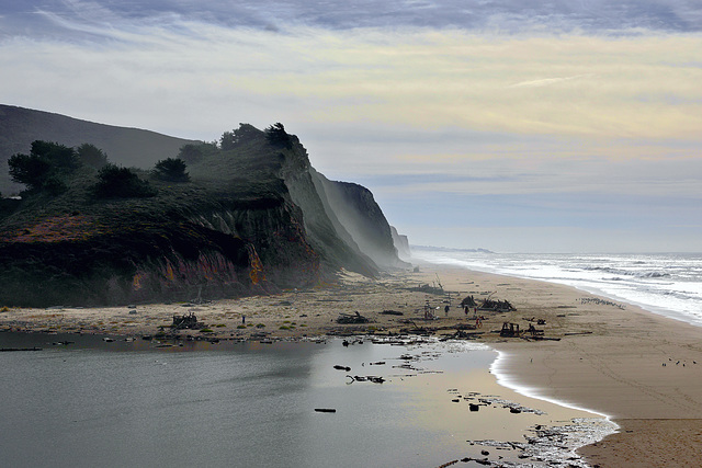 The Rising of the Mist – San Gregorio Beach State Park, San Mateo County, California