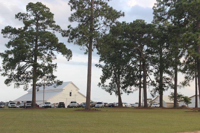 Photo # 1  in a photo series of a wedding , and Yes, this is a reconstructed barn, redone for weddings etc !!