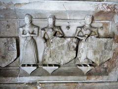 breedon on the hill church, leicestershire (43)c16 tomb of francis shirley +1571 and wife
