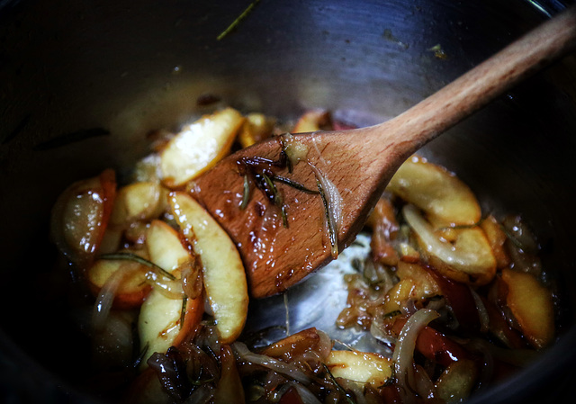 onion & apple gravy stage 1