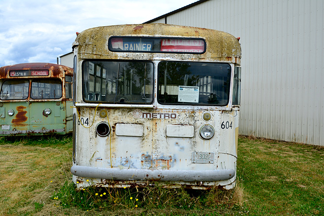 USA 2016 – Antique Powerland – 1940 Twin Coach Trolley Bus #604