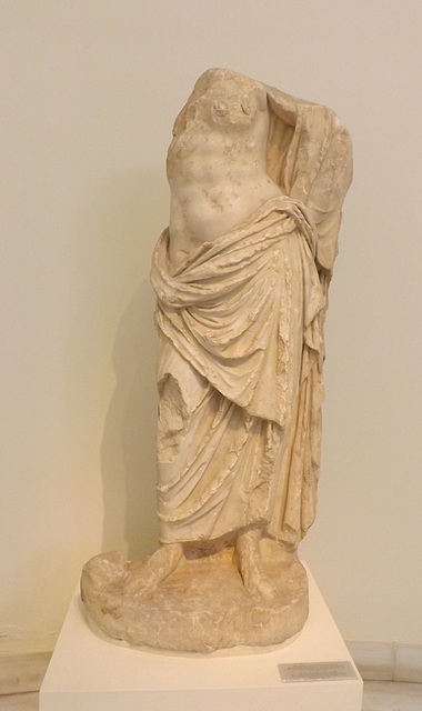 Statuette of a Goddess Found Near Loukou in the National Archaeological Museum of Athens, May 2014