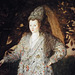 Detail of the Portrait of an Unknown Woman by Marcus Gheerhaerts the Younger in the Metropolitan Museum of Art, January 2023