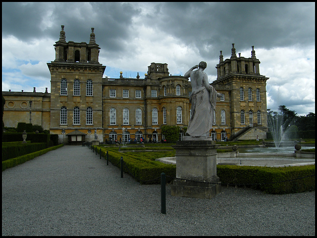 statue on the water terrace