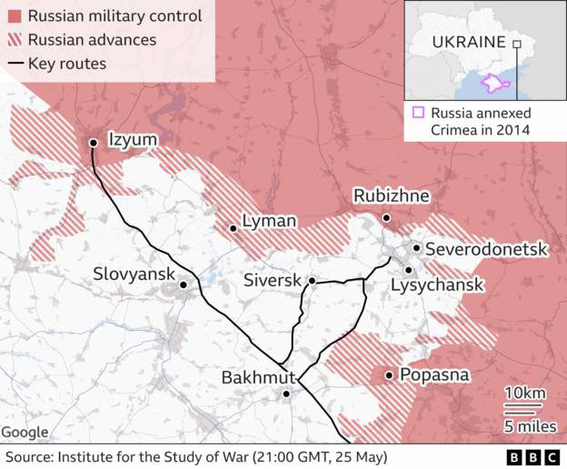 UKR - Severodonetsk , 25th May 2022