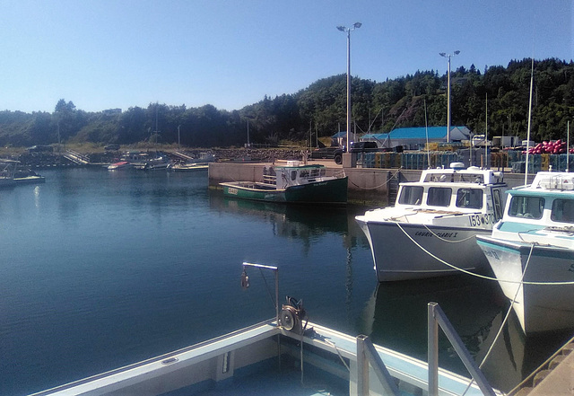 Une pause petit port de pêche