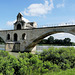 Pont Saint-Bénézet ou Pont d'Avignon (Vaucluse) France