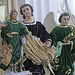 A host of wooden angels