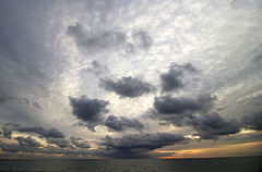 Sunset over Seaford Bay - 23.11.2015