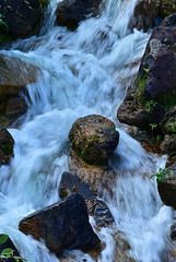 l'eau figé