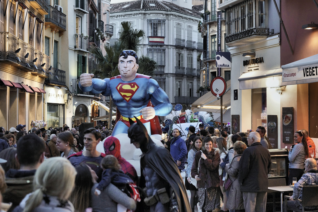 Superman – Viewed on Calle José Denis Belgrano, Málaga, Andalucía, Spain