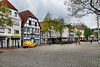 Marktplatz mit Fachwerkhäusern (Kamen) / 29.04.2023