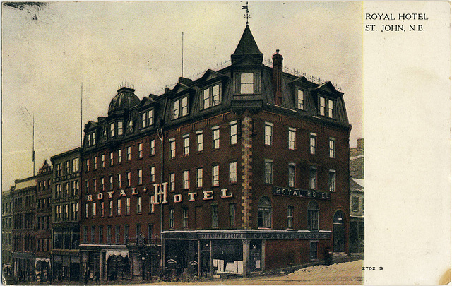 7854. Royal Hotel, St. John Hotel, N.B.